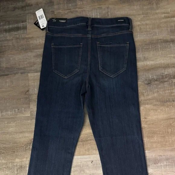 Liverpool Los Angeles High Rise Skinny Jeans Size 4/27 Dark Wash NWT Stretch - Picture 6 of 6